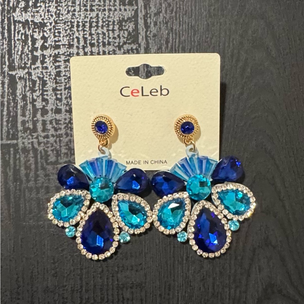 Multi-Blue Earings